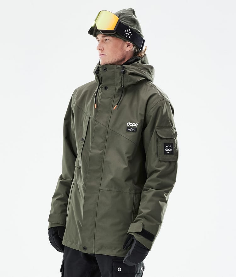 Dope Adept 2021 Laskettelutakki Miehet Olive Green, Kuva 1 / 11