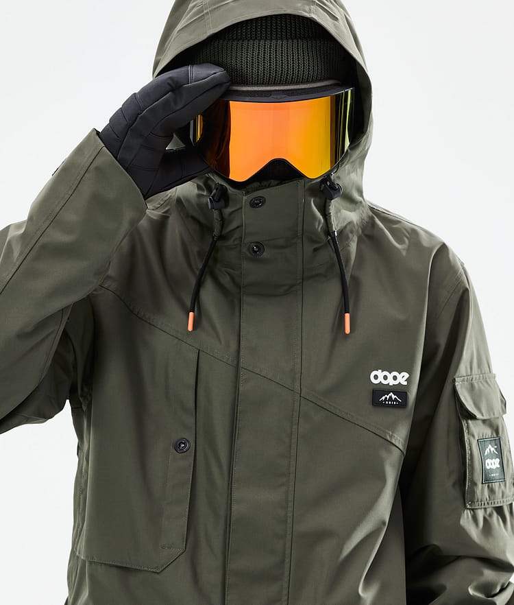 Dope Adept 2021 Laskettelutakki Miehet Olive Green, Kuva 2 / 11