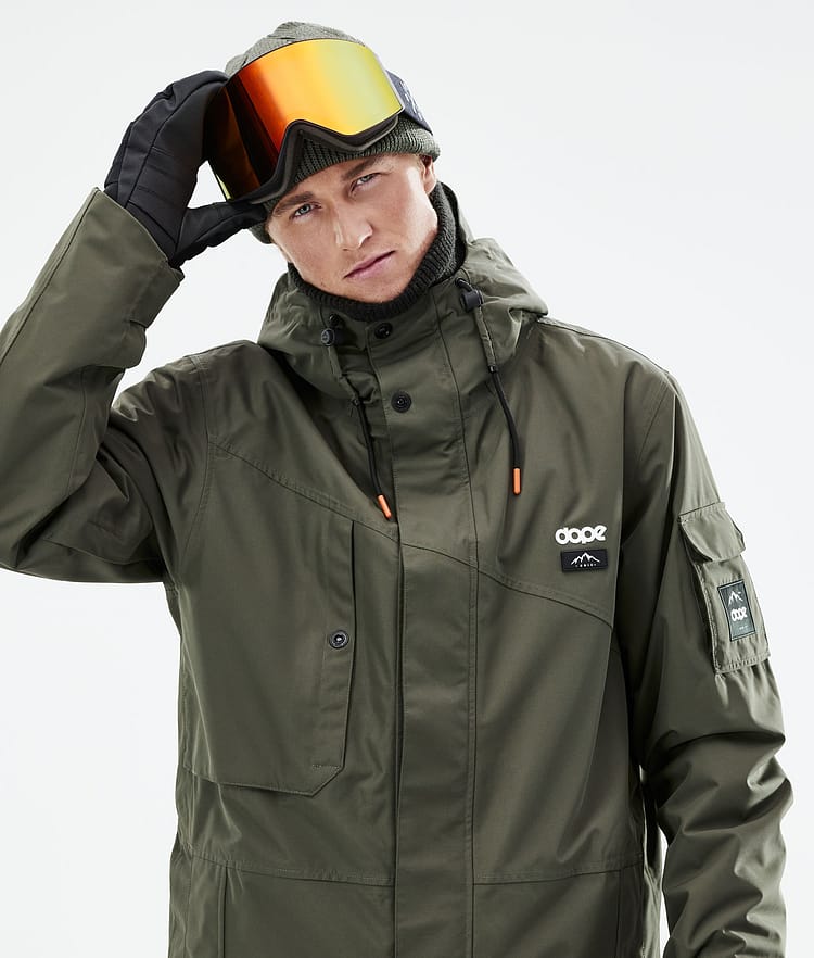 Dope Adept 2021 Laskettelutakki Miehet Olive Green, Kuva 3 / 11