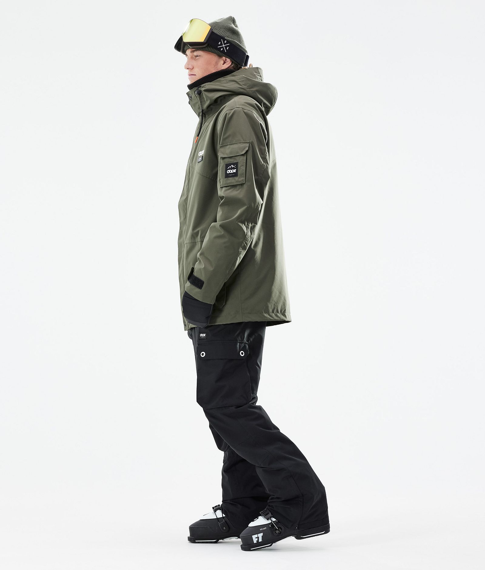 Dope Adept 2021 Laskettelutakki Miehet Olive Green, Kuva 5 / 11