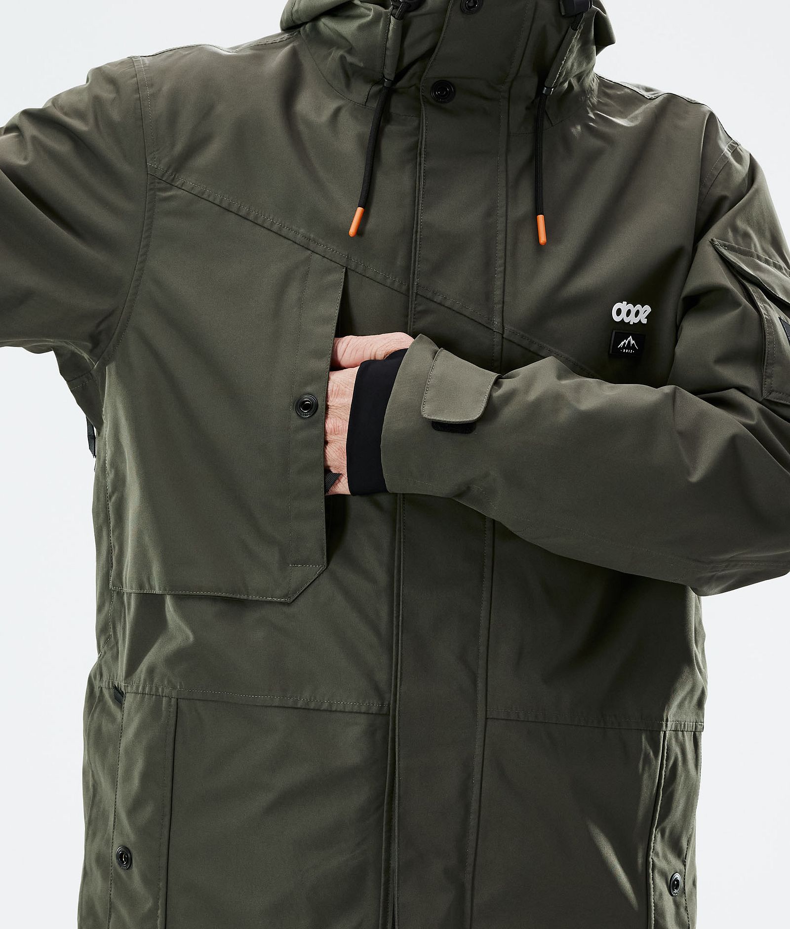 Dope Adept 2021 Laskettelutakki Miehet Olive Green, Kuva 10 / 11