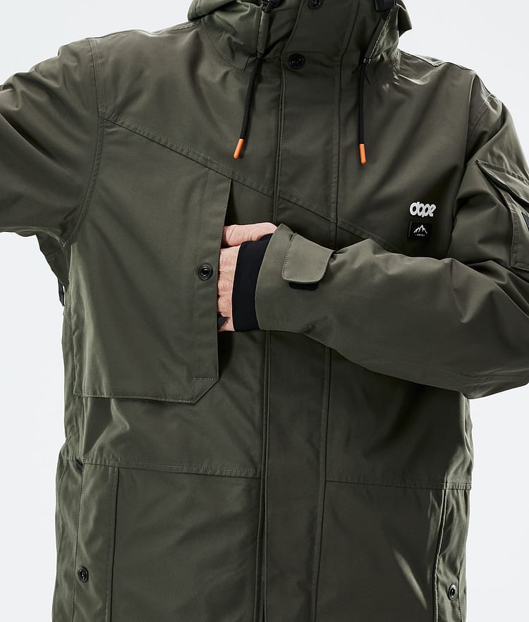 Dope Adept 2021 Laskettelutakki Miehet Olive Green, Kuva 10 / 11