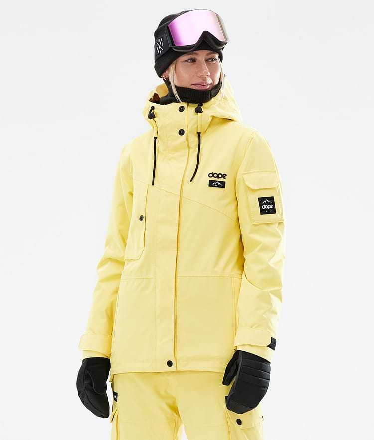 Dope Adept W 2021 Laskettelutakki Naiset Faded Yellow, Kuva 1 / 11