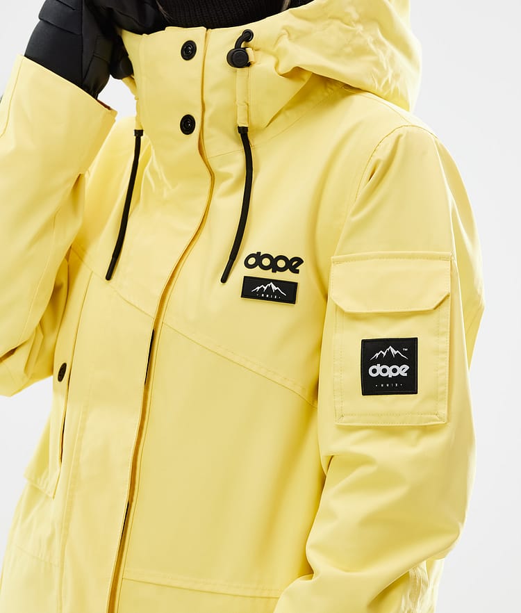 Dope Adept W 2021 Laskettelutakki Naiset Faded Yellow, Kuva 2 / 11