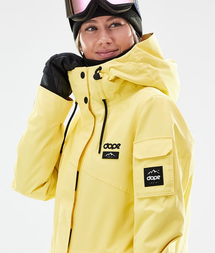 Dope Adept W 2021 Laskettelutakki Naiset Faded Yellow, Kuva 3 / 11
