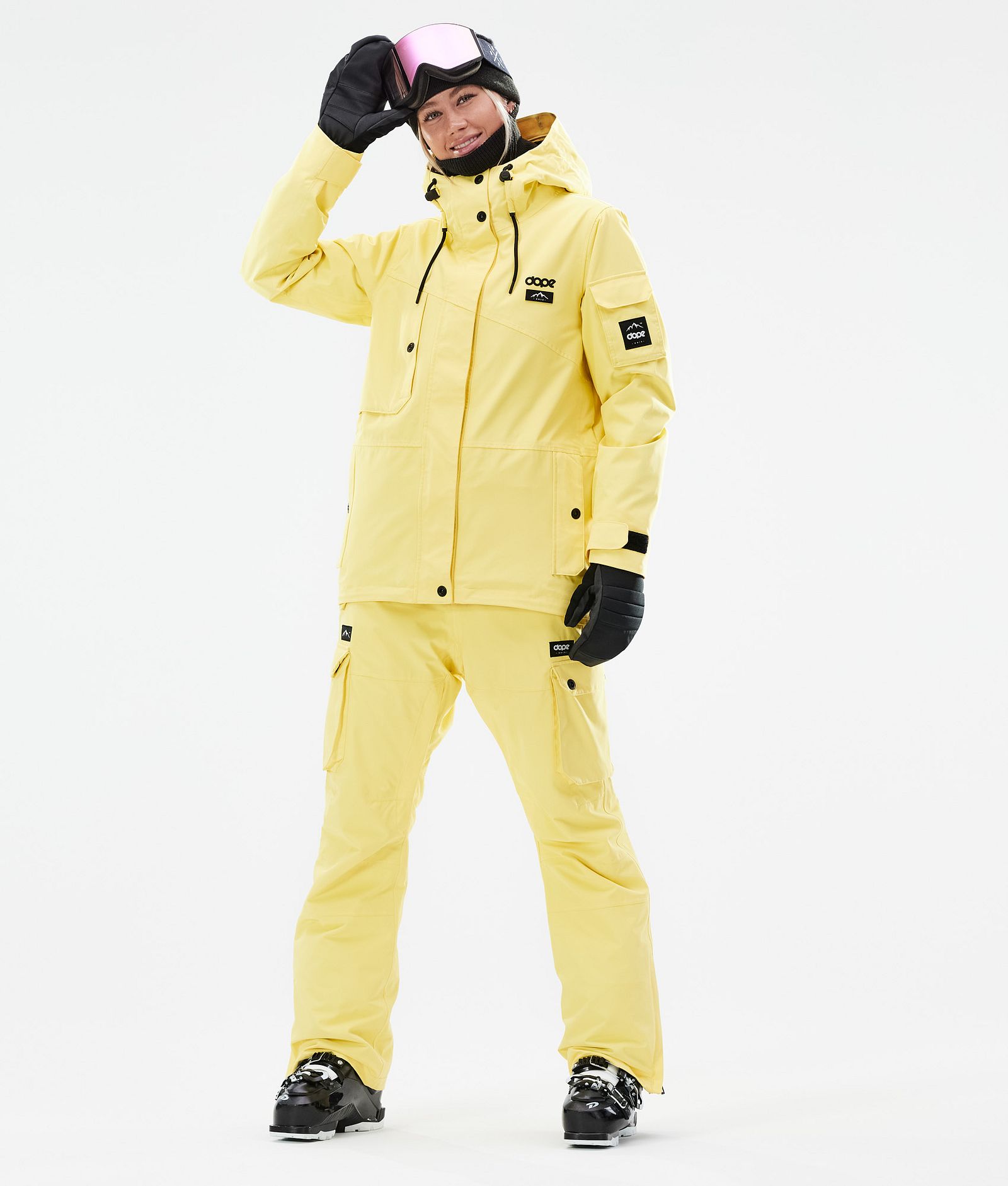 Dope Adept W 2021 Laskettelutakki Naiset Faded Yellow, Kuva 4 / 11