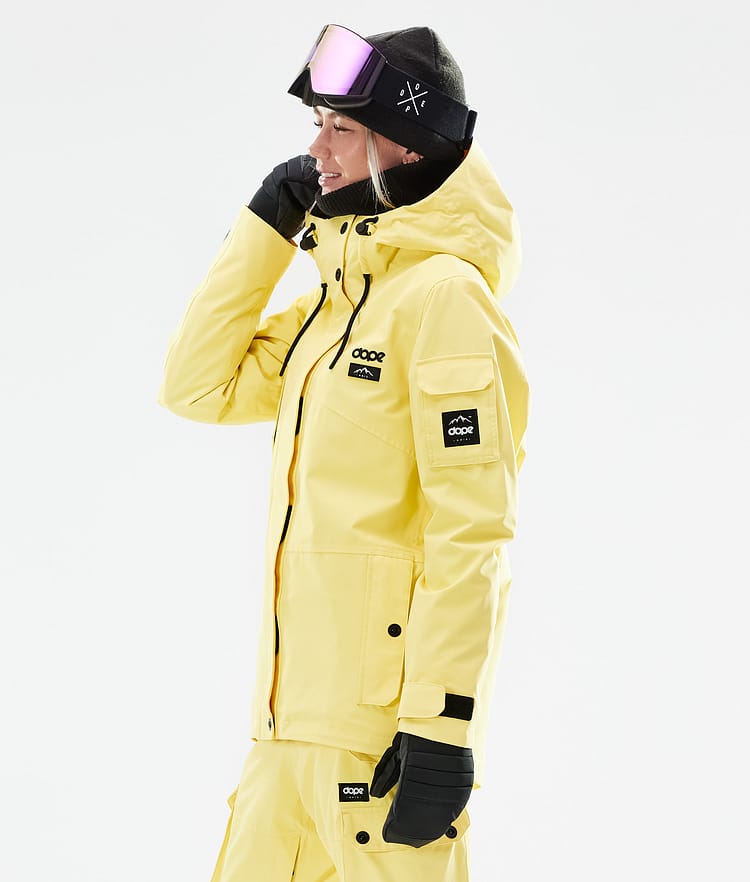 Dope Adept W 2021 Laskettelutakki Naiset Faded Yellow, Kuva 7 / 11