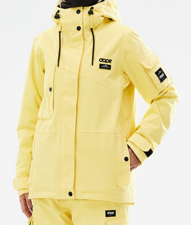 Dope Adept W 2021 Laskettelutakki Naiset Faded Yellow, Kuva 9 / 11