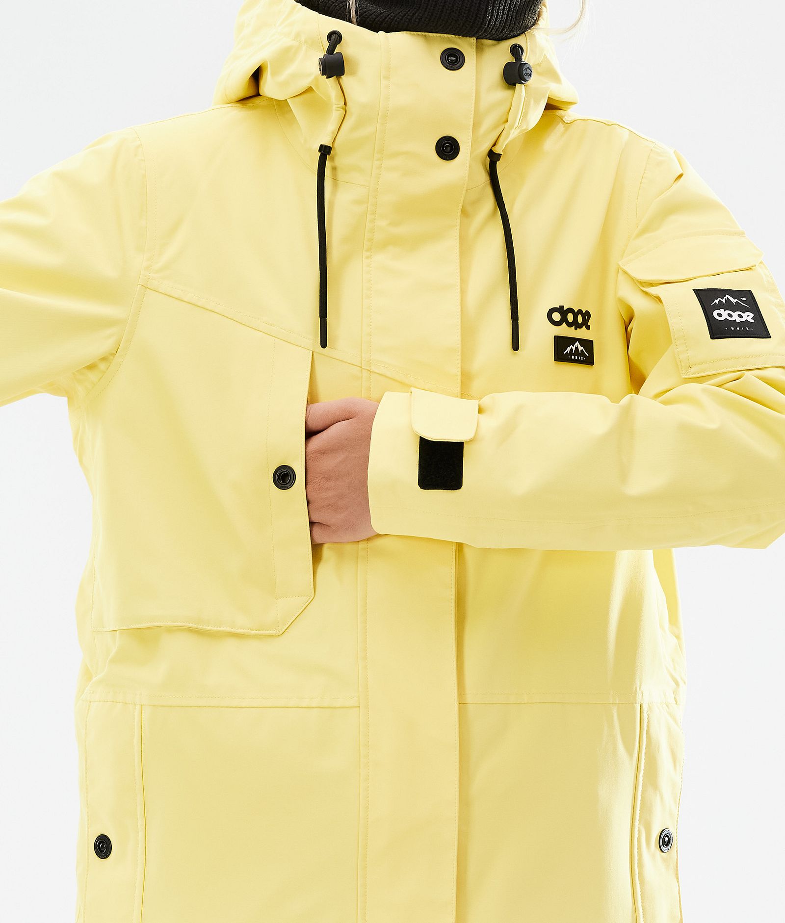 Dope Adept W 2021 Laskettelutakki Naiset Faded Yellow, Kuva 10 / 11