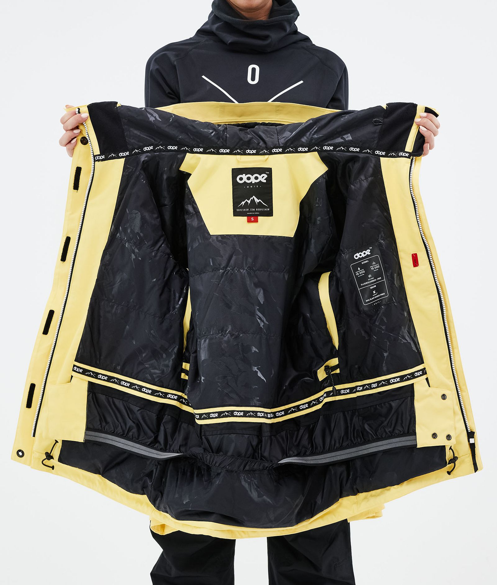 Dope Adept W 2021 Laskettelutakki Naiset Faded Yellow, Kuva 11 / 11