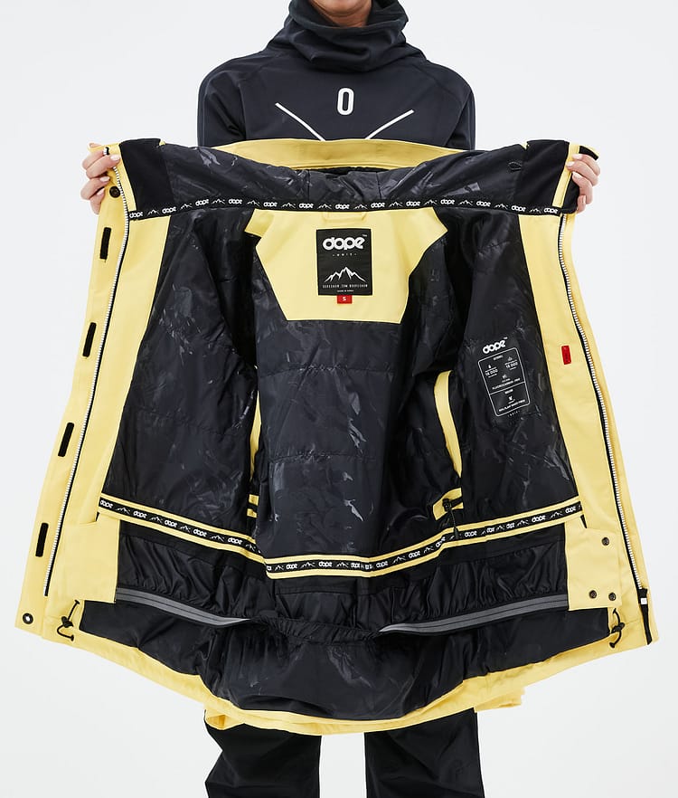 Dope Adept W 2021 Laskettelutakki Naiset Faded Yellow, Kuva 11 / 11