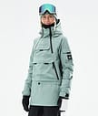 Dope Akin W 21 Lumilautailutakki Naiset Faded Green