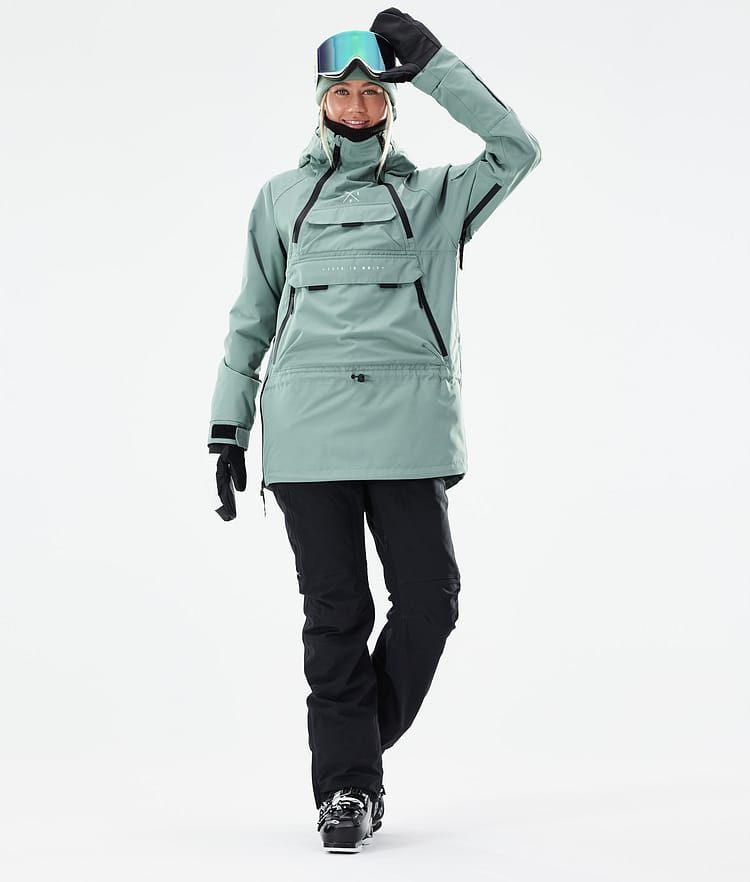 Dope Akin W 21 Laskettelutakki Naiset Faded Green, Image 4 of 11