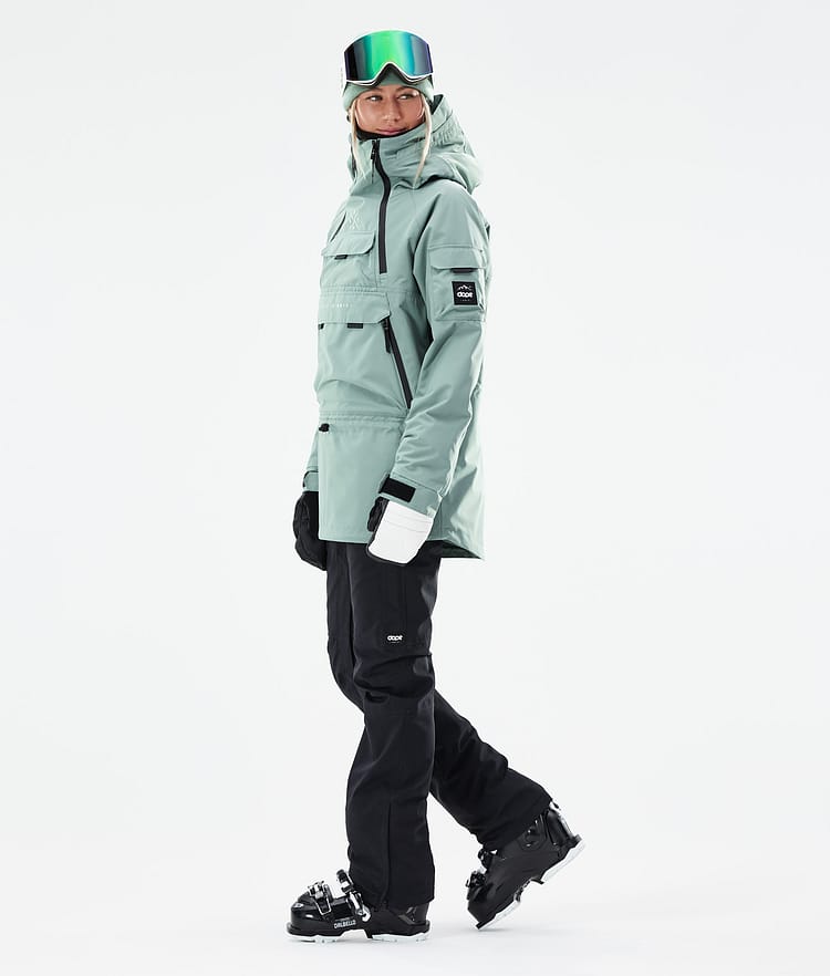 Dope Akin W 21 Laskettelutakki Naiset Faded Green, Image 5 of 11