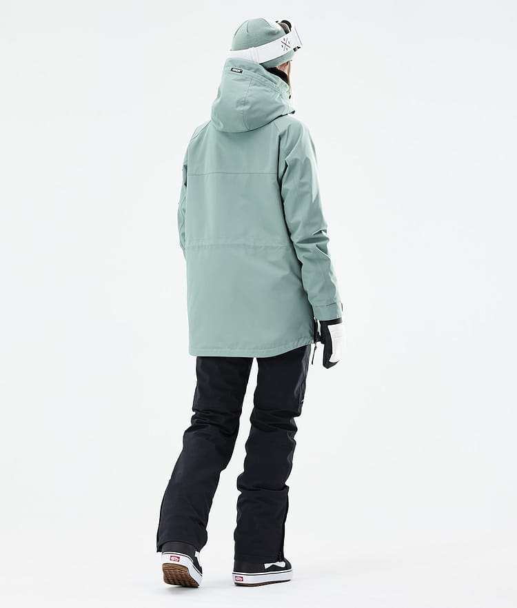 Dope Akin W 21 Lumilautailutakki Naiset Faded Green, Image 7 of 11