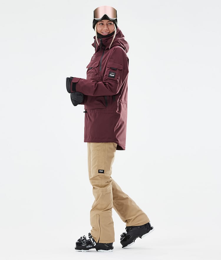 Dope Akin W 21 Laskettelutakki Naiset Burgundy, Image 5 of 11
