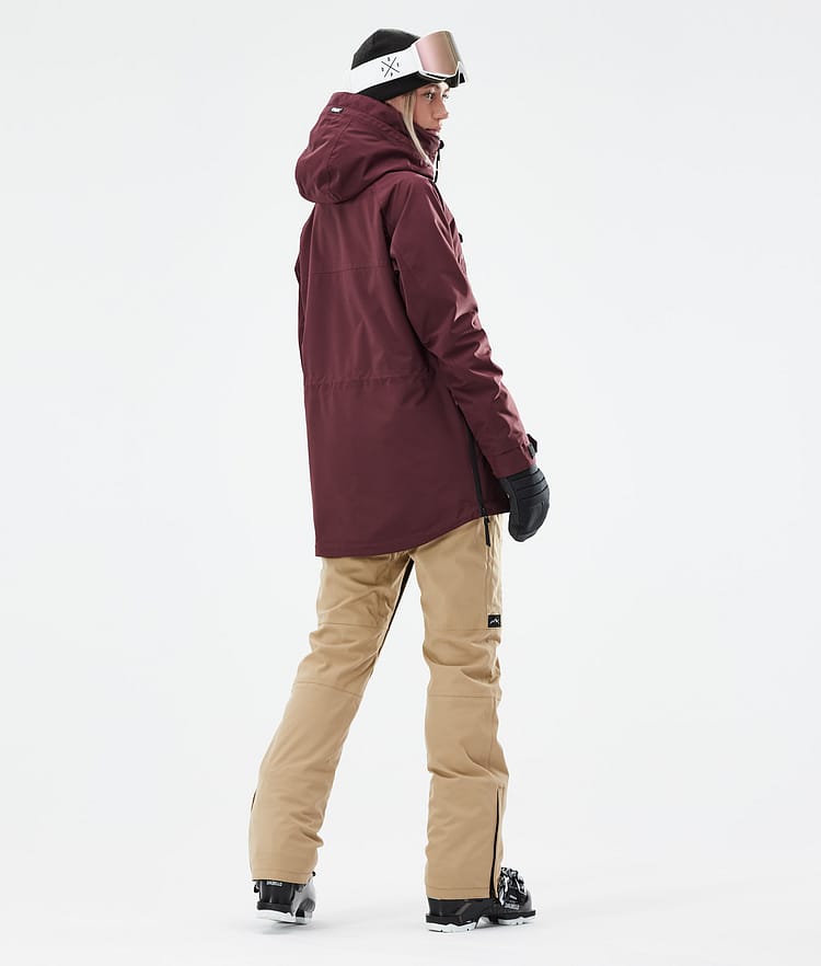 Dope Akin W 21 Laskettelutakki Naiset Burgundy, Image 6 of 11
