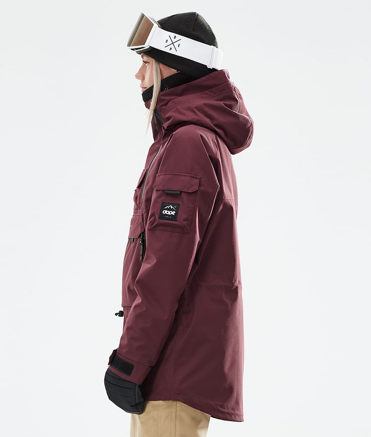 Dope Akin W 21 Laskettelutakki Naiset Burgundy, Image 7 of 11