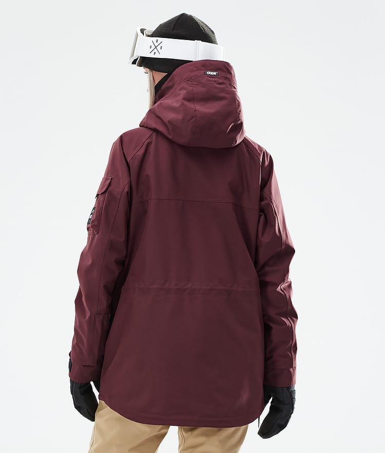 Dope Akin W 21 Laskettelutakki Naiset Burgundy, Image 8 of 11