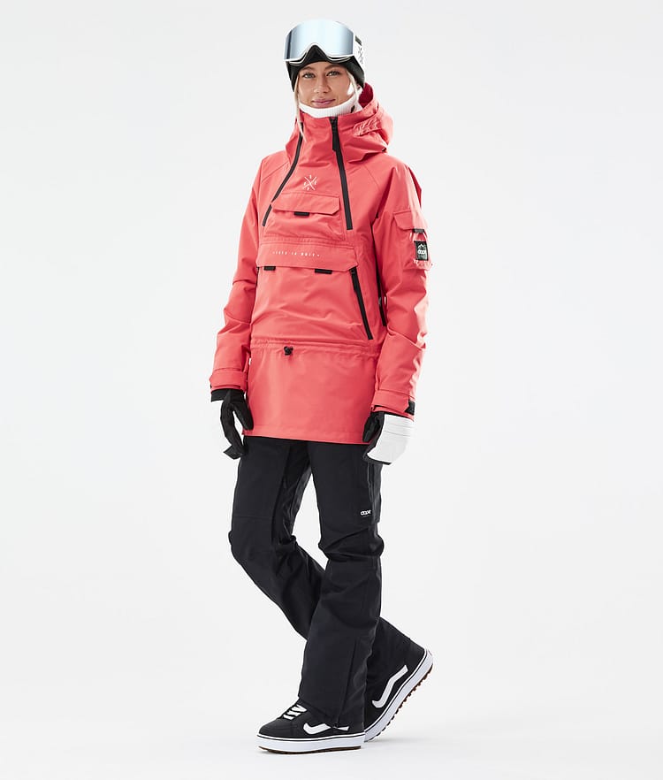 Dope Akin W 21 Lumilautailutakki Naiset Coral, Image 4 of 11