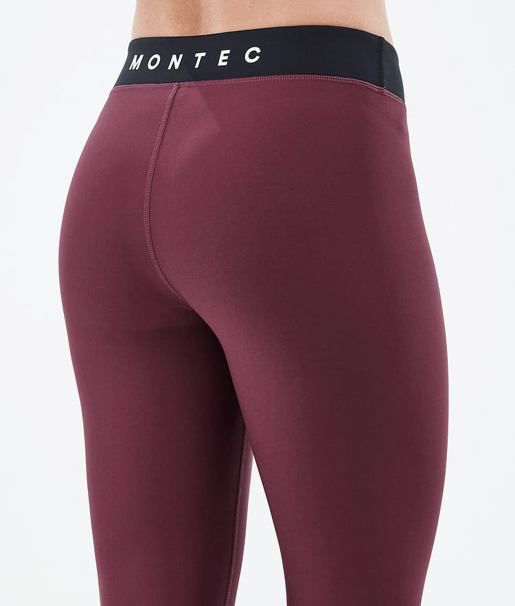 Montec Zulu W Kerrastohousut Naiset Burgundy, Image 6 of 7