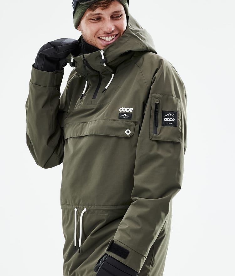 Dope Annok 21 Laskettelutakki Miehet Olive Green, Image 3 of 10
