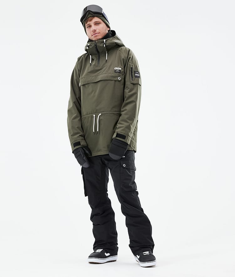 Dope Annok 21 Lumilautailutakki Miehet Olive Green, Image 4 of 10