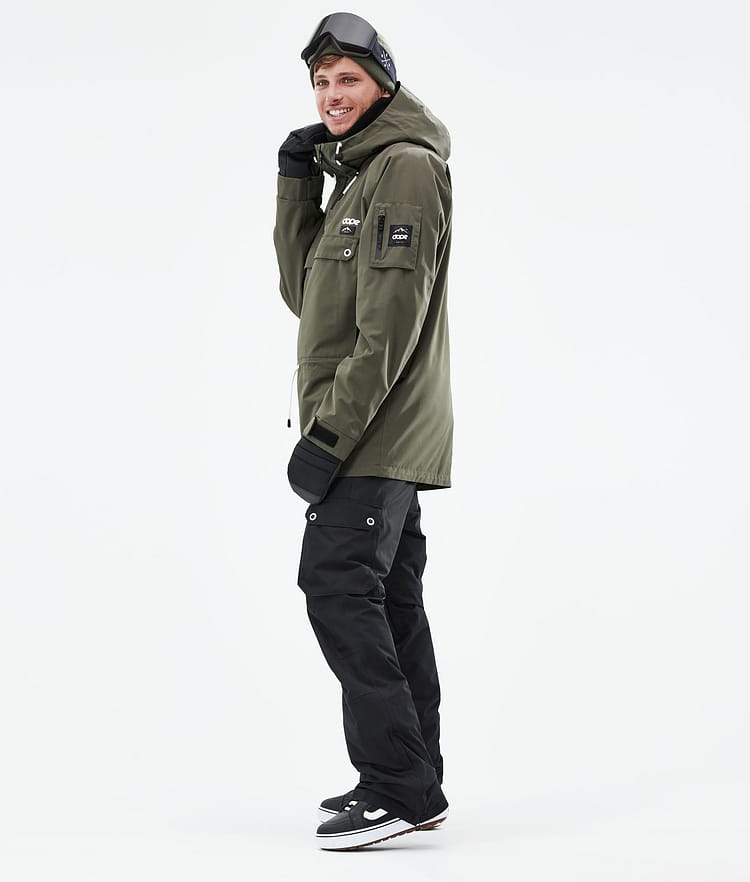 Dope Annok 21 Lumilautailutakki Miehet Olive Green, Image 5 of 10