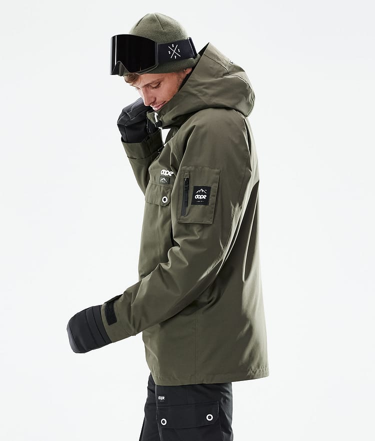 Dope Annok 21 Laskettelutakki Miehet Olive Green, Image 7 of 10