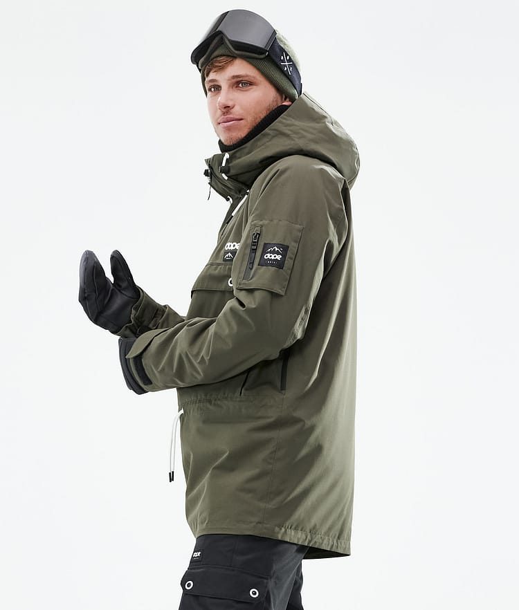 Dope Annok 21 Lumilautailutakki Miehet Olive Green, Image 7 of 10