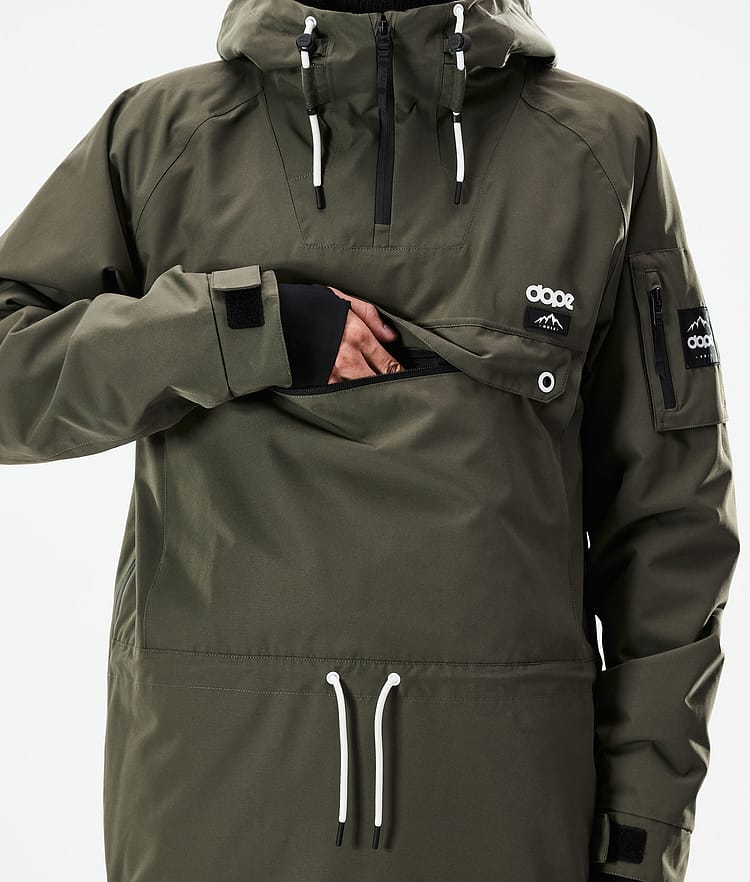 Dope Annok 21 Laskettelutakki Miehet Olive Green, Image 10 of 10