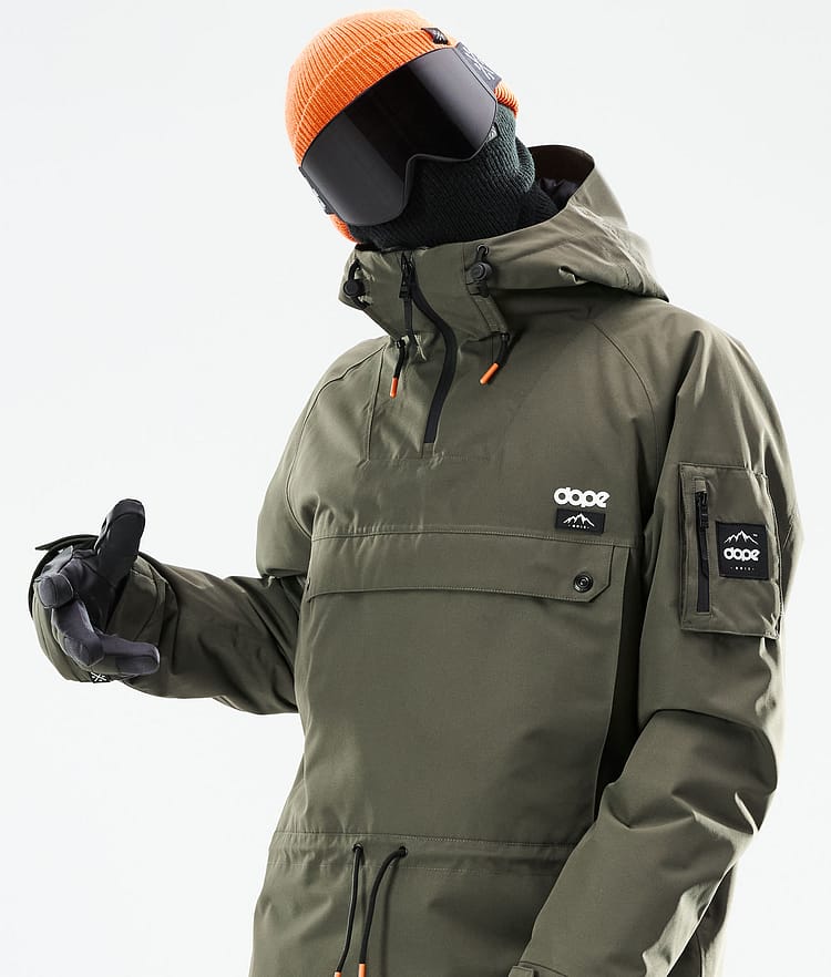Dope Annok 21 Laskettelutakki Miehet Olive Green/Black, Image 3 of 10