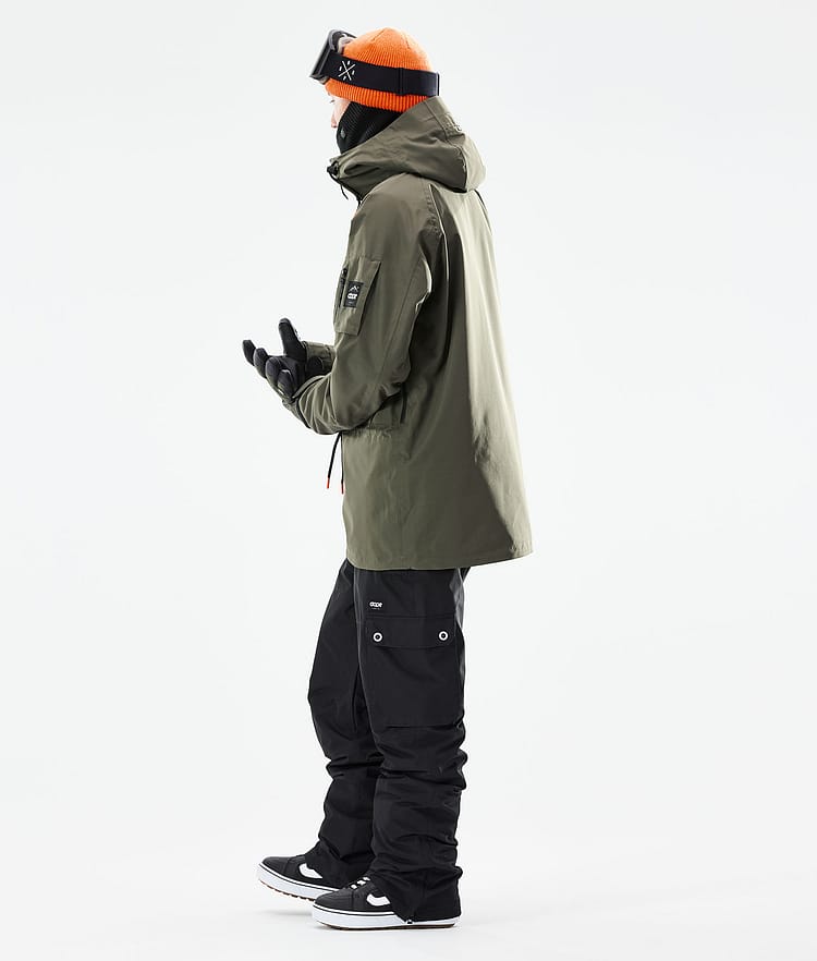 Dope Annok 21 Lumilautailutakki Miehet Olive Green/Black, Image 5 of 10