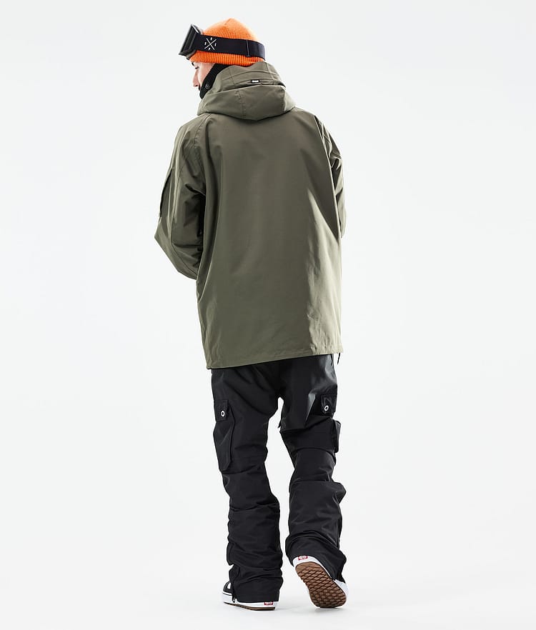 Dope Annok 21 Lumilautailutakki Miehet Olive Green/Black, Image 6 of 10