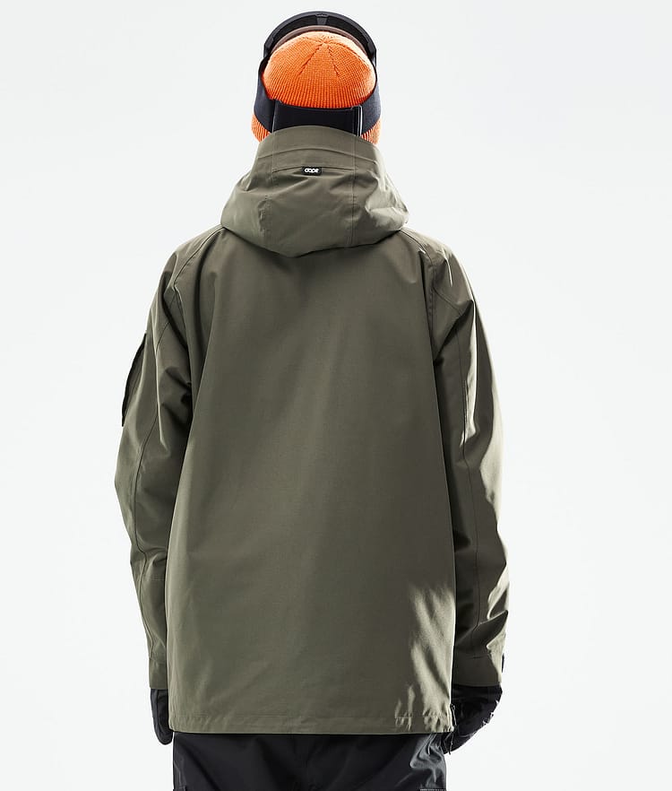 Dope Annok 21 Lumilautailutakki Miehet Olive Green/Black, Image 8 of 10