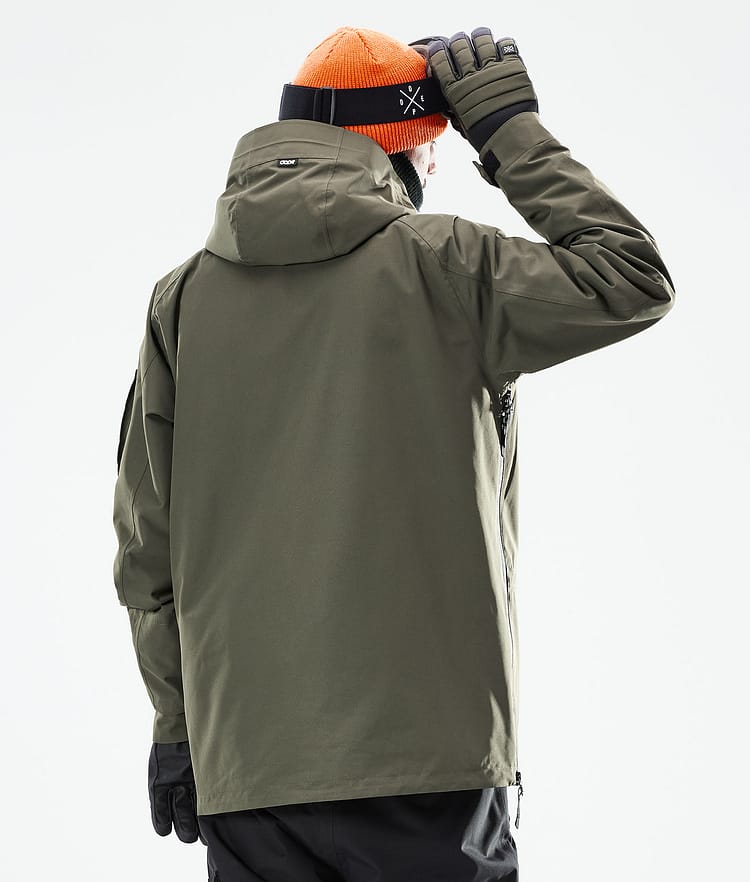 Dope Annok 21 Laskettelutakki Miehet Olive Green/Black, Image 8 of 10