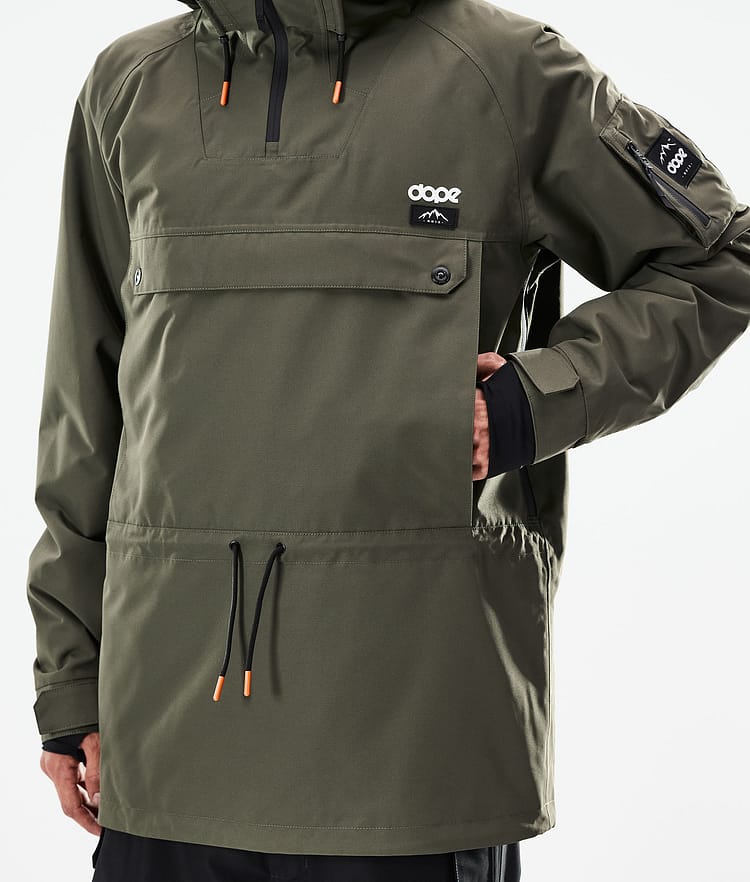 Dope Annok 21 Laskettelutakki Miehet Olive Green/Black, Image 9 of 10