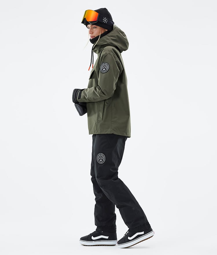 Dope Blizzard W 21 Lumilautailutakki Naiset Olive Green, Image 4 of 9