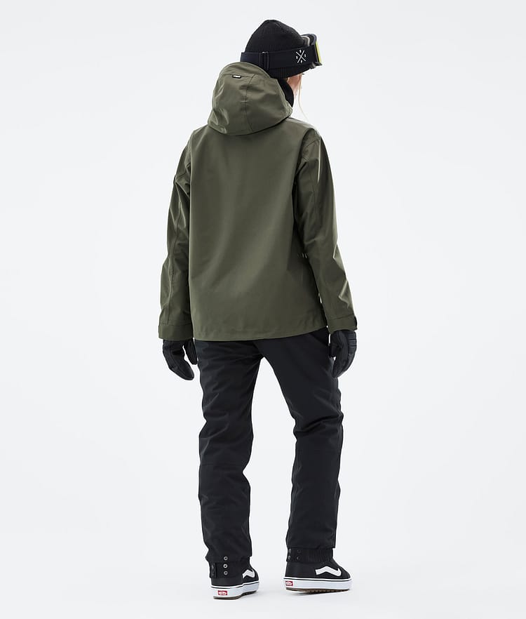 Dope Blizzard W 21 Lumilautailutakki Naiset Olive Green, Image 5 of 9