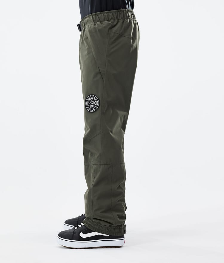 Dope Blizzard 21 Lumilautailuhousut Miehet Olive Green, Image 2 of 4