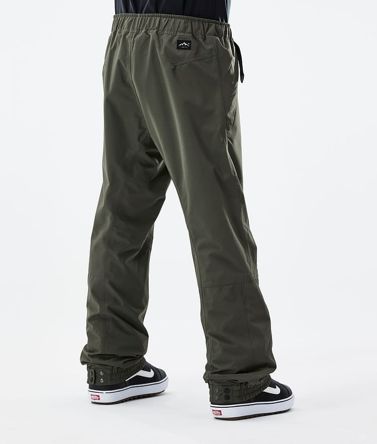 Dope Blizzard 21 Lumilautailuhousut Miehet Olive Green, Image 3 of 4