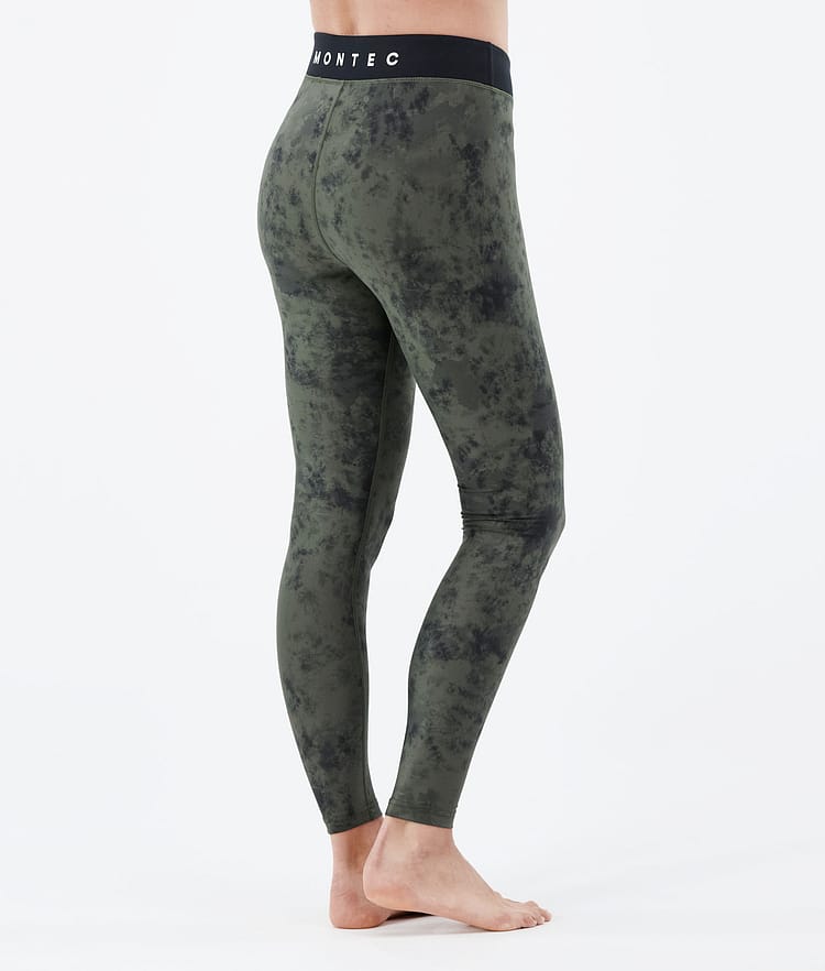 Montec Zulu W Kerrastohousut Naiset Olive Green Tiedye, Image 2 of 7