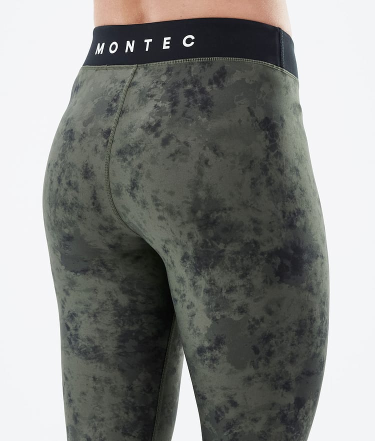 Montec Zulu W Kerrastohousut Naiset Olive Green Tiedye, Image 6 of 7