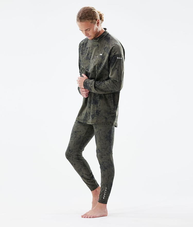 Montec Zulu Kerrastohousut Miehet Olive Green Tiedye, Image 3 of 7