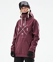 Dope Yeti W 21 Lumilautailutakki Naiset 2X-Up Burgundy