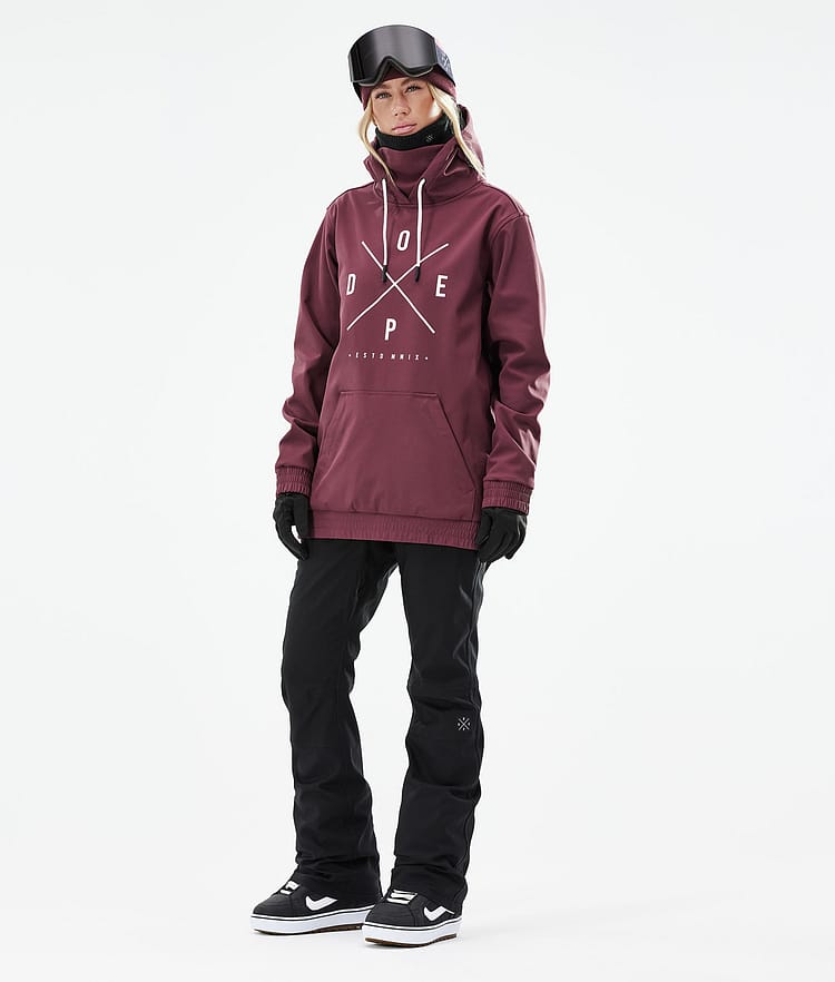 Dope Yeti W 21 Lumilautailutakki Naiset 2X-Up Burgundy, Image 4 of 9