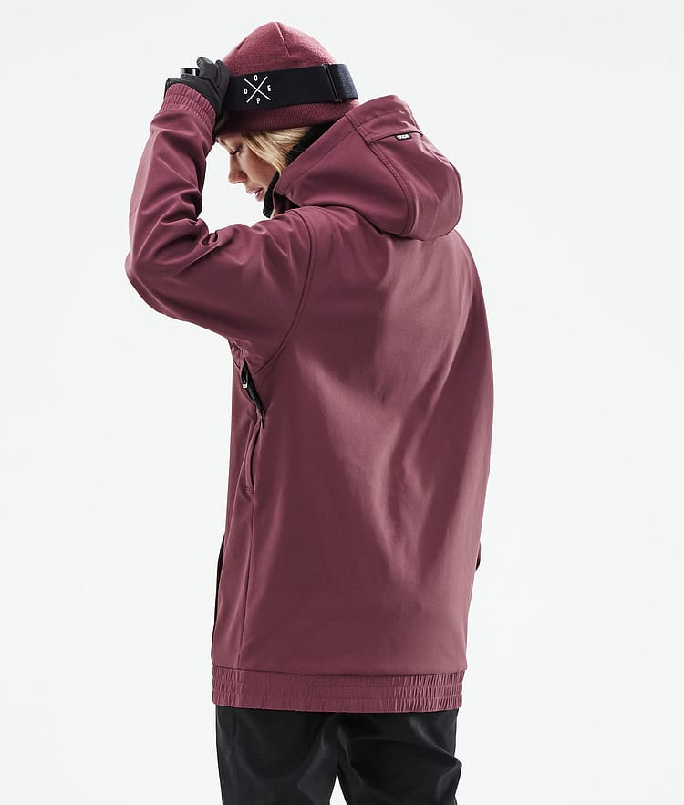 Dope Yeti W 21 Lumilautailutakki Naiset 2X-Up Burgundy, Image 8 of 9