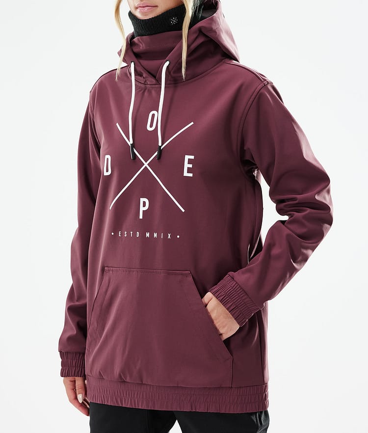 Dope Yeti W 21 Laskettelutakki Naiset 2X-Up Burgundy, Image 9 of 9