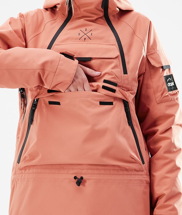 Dope Akin W 21 Lumilautailutakki Naiset Peach, Image 10 of 11