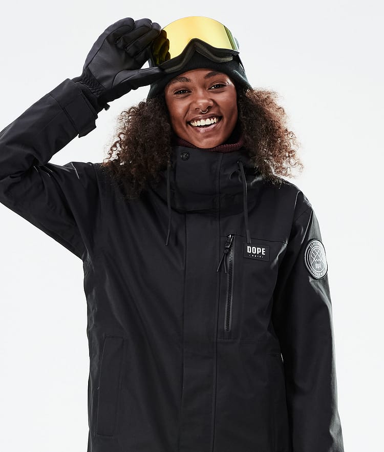 Dope Blizzard W Full Zip 21 Lumilautailutakki Naiset Black, Image 3 of 11